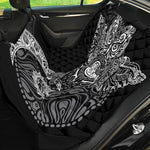Spiritual Owl With Sun And Moon Print Pet Car Back Seat Cover