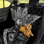 Spiritual Owl With Sun And Moon Print Pet Car Back Seat Cover