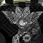 Spiritual Owl With Sun And Moon Print Pet Car Back Seat Cover