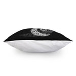 Spiritual Owl With Sun And Moon Print Pillow Cover