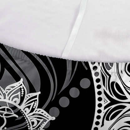 Spiritual Owl With Sun And Moon Print Sofa Cover