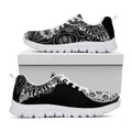 Spiritual Owl With Sun And Moon Print White Running Shoes
