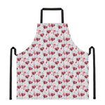 Splash Wine Pattern Print Apron