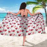 Splash Wine Pattern Print Beach Sarong Wrap