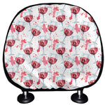 Splash Wine Pattern Print Car Headrest Covers