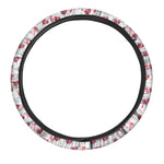 Splash Wine Pattern Print Car Steering Wheel Cover