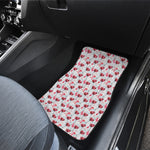 Splash Wine Pattern Print Front and Back Car Floor Mats