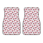 Splash Wine Pattern Print Front Car Floor Mats