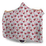 Splash Wine Pattern Print Hooded Blanket