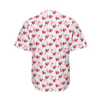 Splash Wine Pattern Print Men's Baseball Jersey