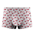 Splash Wine Pattern Print Men's Boxer Briefs