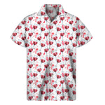 Splash Wine Pattern Print Men's Short Sleeve Shirt