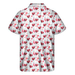 Splash Wine Pattern Print Men's Short Sleeve Shirt