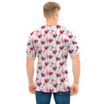 Splash Wine Pattern Print Men's T-Shirt