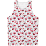 Splash Wine Pattern Print Men's Tank Top