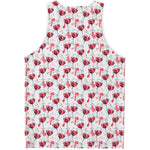 Splash Wine Pattern Print Men's Tank Top