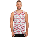 Splash Wine Pattern Print Men's Tank Top