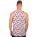 Splash Wine Pattern Print Men's Tank Top