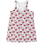 Splash Wine Pattern Print Women's Racerback Tank Top
