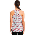 Splash Wine Pattern Print Women's Racerback Tank Top
