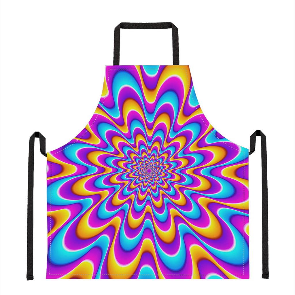 Splashing Colors Moving Optical Illusion Apron
