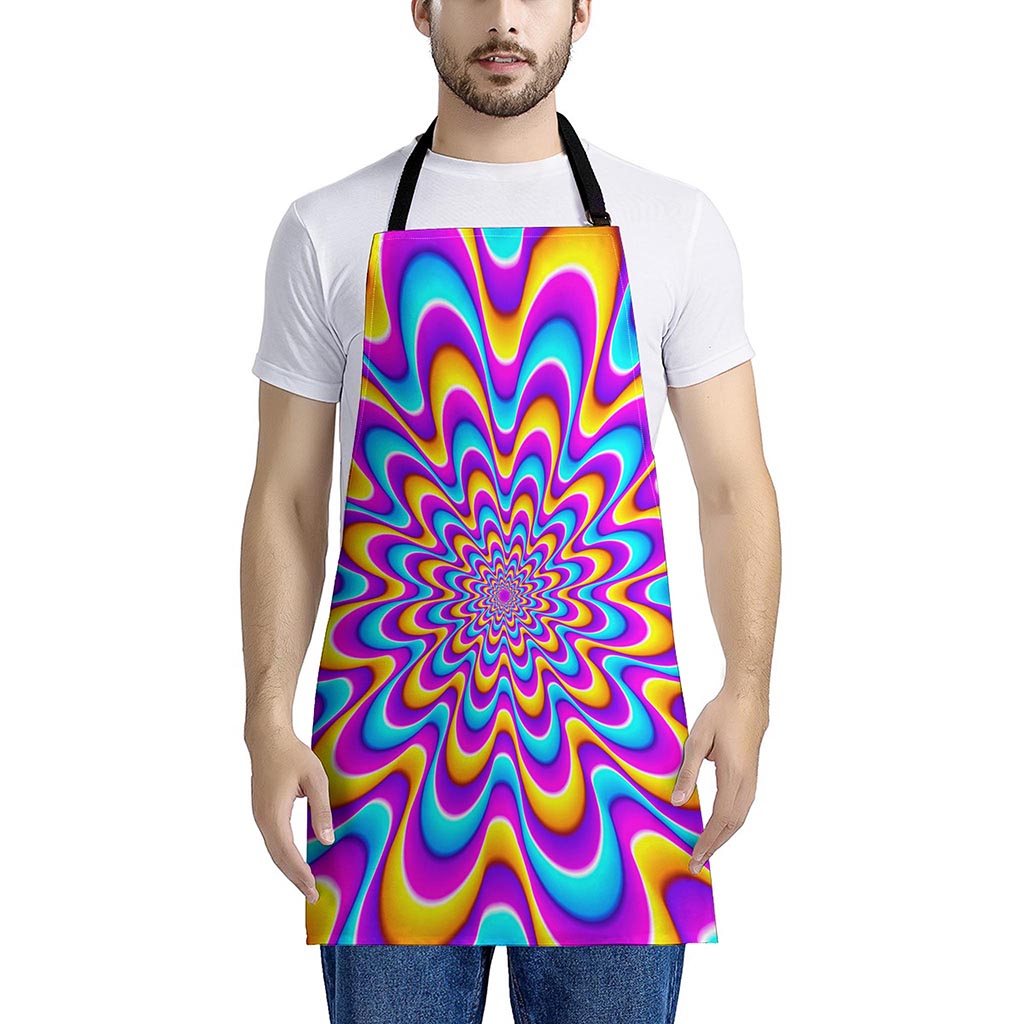 Splashing Colors Moving Optical Illusion Apron