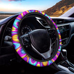 Splashing Colors Moving Optical Illusion Car Steering Wheel Cover