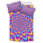 Splashing Colors Moving Optical Illusion Duvet Cover Bedding Set