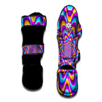 Splashing Colors Moving Optical Illusion Muay Thai Shin Guard