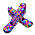 Splashing Colors Moving Optical Illusion Muay Thai Shin Guard