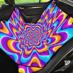 Splashing Colors Moving Optical Illusion Pet Car Back Seat Cover