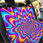 Splashing Colors Moving Optical Illusion Pet Car Back Seat Cover