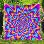 Splashing Colors Moving Optical Illusion Quilt