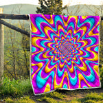 Splashing Colors Moving Optical Illusion Quilt