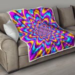 Splashing Colors Moving Optical Illusion Quilt