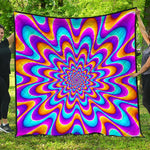 Splashing Colors Moving Optical Illusion Quilt
