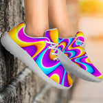 Splashing Colors Moving Optical Illusion Sport Shoes GearFrost