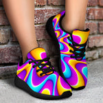 Splashing Colors Moving Optical Illusion Sport Shoes GearFrost