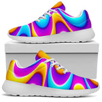 Splashing Colors Moving Optical Illusion Sport Shoes GearFrost