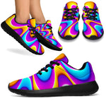 Splashing Colors Moving Optical Illusion Sport Shoes GearFrost