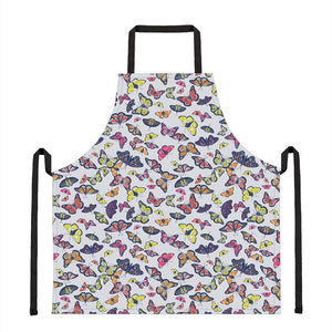 Spring Butterfly Pattern Print Apron