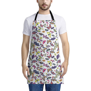 Spring Butterfly Pattern Print Apron