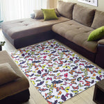 Spring Butterfly Pattern Print Area Rug GearFrost