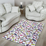 Spring Butterfly Pattern Print Area Rug GearFrost