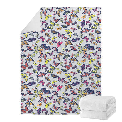 Spring Butterfly Pattern Print Blanket