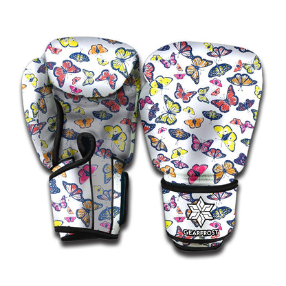 Spring Butterfly Pattern Print Boxing Gloves
