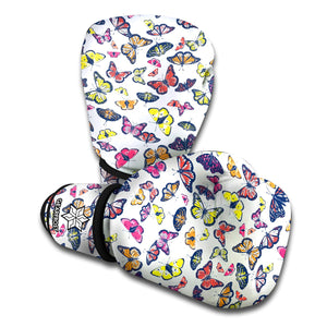 Spring Butterfly Pattern Print Boxing Gloves