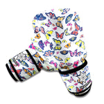 Spring Butterfly Pattern Print Boxing Gloves