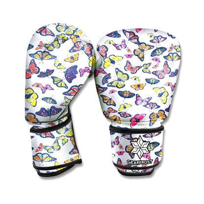 Spring Butterfly Pattern Print Boxing Gloves