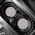 Spring Butterfly Pattern Print Car Coasters